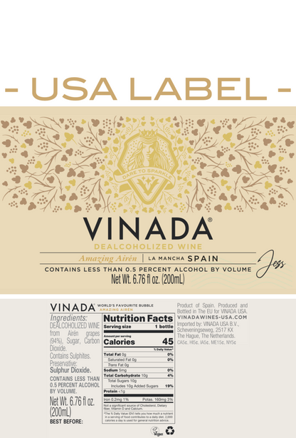 VINADA® - AMAZING AIRÉN GOLD MINI (0%) 6.8 fl oz