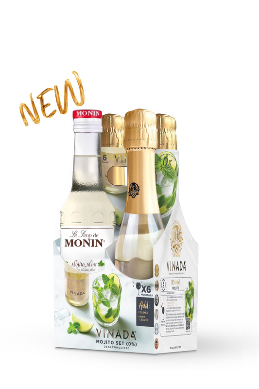VINADA® - MOJITO MOCKTAIL SET (0%) for 6 Mocktails