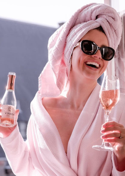 Enjoying Vinada Rose in bathrope